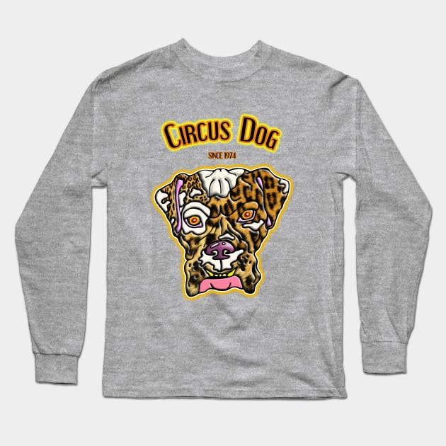 CIRCUS DOG Long Sleeve T-Shirt by Bwilly74